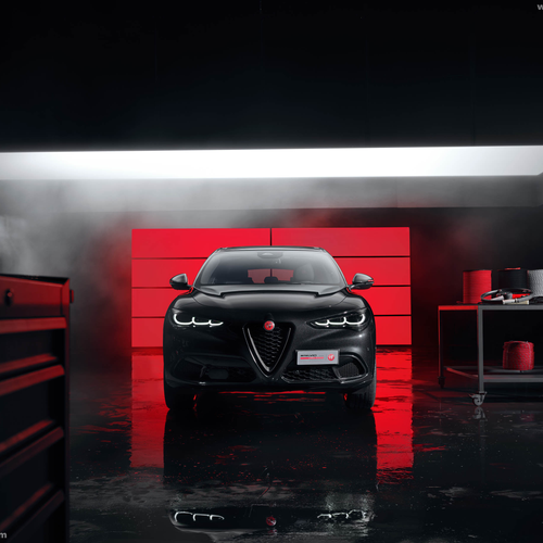 2027 Alfa Romeo Stelvio Luna Rossa Front View